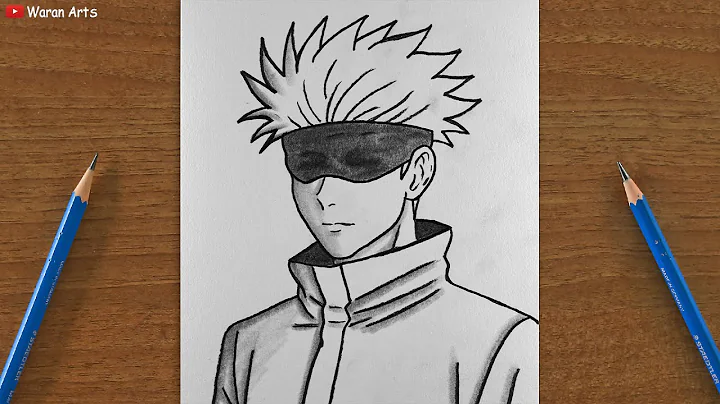 Easy Anime Drawing || How to Draw Gojo Satoru || Jujutsu Kaisen Drawing Tutorial