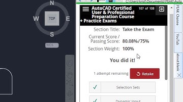 AutoCAD Practice Exam & Cert Prep
