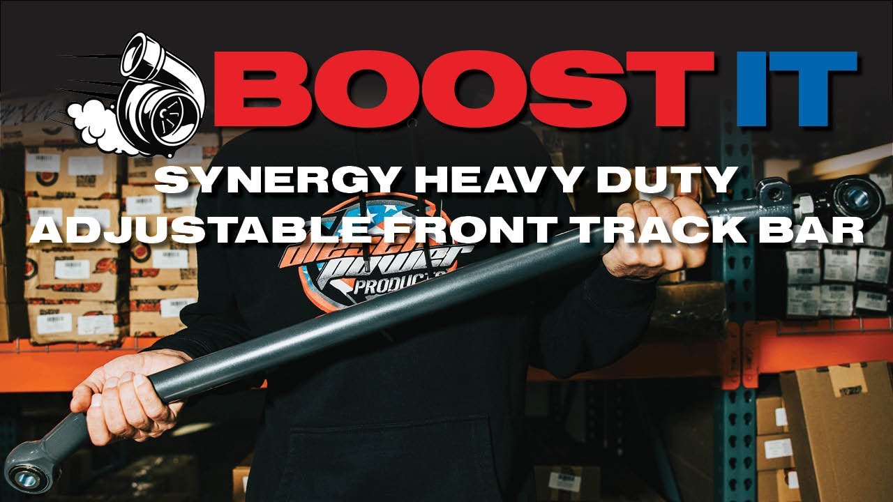 Boost Bar Racing BOOST IT | SYNERGY HEAVY DUTY ADJUSTABLE FRONT TRACK BAR - YouTube