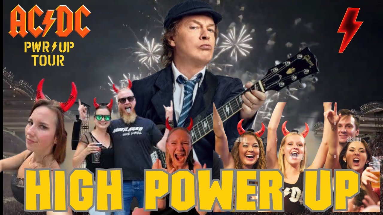 AC/DC⚡️Live HIGH POWER UP TOUR 2025 - FANS & Angus Young Highlights ...