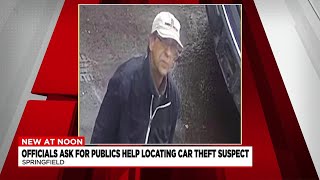 Springfield Police searching for alleged vehicle theft suspect