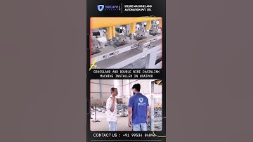Automatic grassland and Double wire chainlink fence machine installed in Udaipur Ph. No. 9953404096