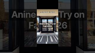 Anine Bing Fall 2026 tryon Quinn Blazer, Leon Bomber #AnineBing #fallfashion #ootd