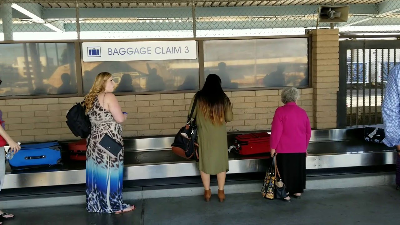 Baggage claim Long Beach Airport YouTube