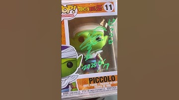 Thumbnail of Piccolo Funko SIGNED by Toshio Furukawa 🔥 DBZ Grail Unlocked! #DBZ #FunkoPop #Shorts #anime #manga