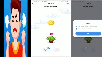 Easy Game Level 5: Grow a flower.