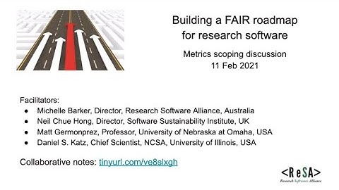 FAIR4RS Roadmap metrics scoping discussion, 11 Feb 2021
