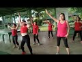 Aerobic Momz in red and black colors