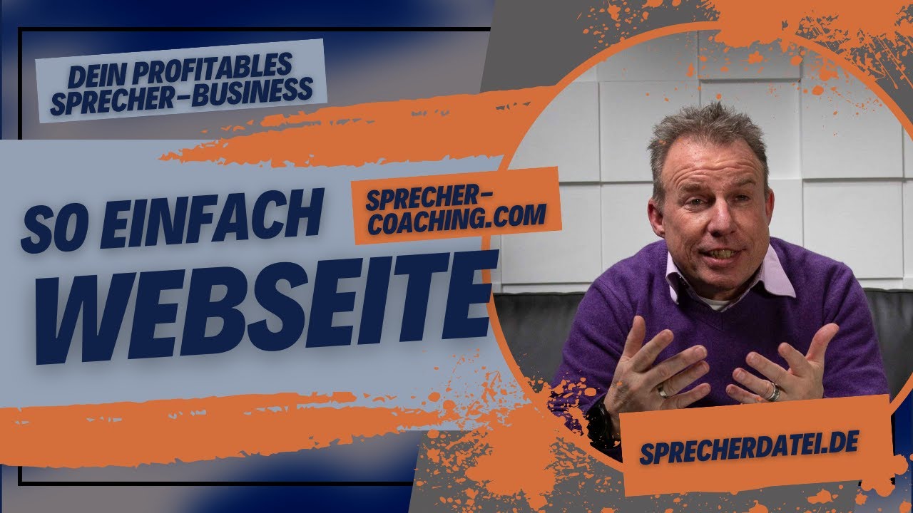 Webseiten für Sprecher und Sprecherinnen - So einfach im DpSB