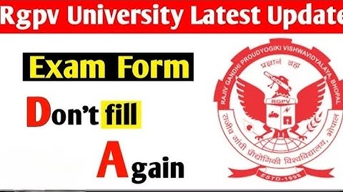 rgpv transaction failed | rgpv exam form not submitted | rgpv exam form payment failed | Report