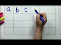 Learn how to write Alphabets A to Z  Alphabets abcd