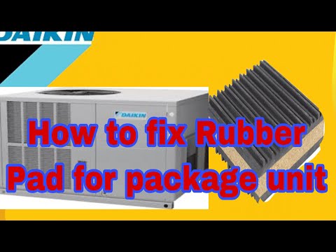 ROYAL BRAND | HOW TO FIX RUBBER PAD TO DAIKIN PACKAGE