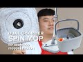 Dual chamber spin mop