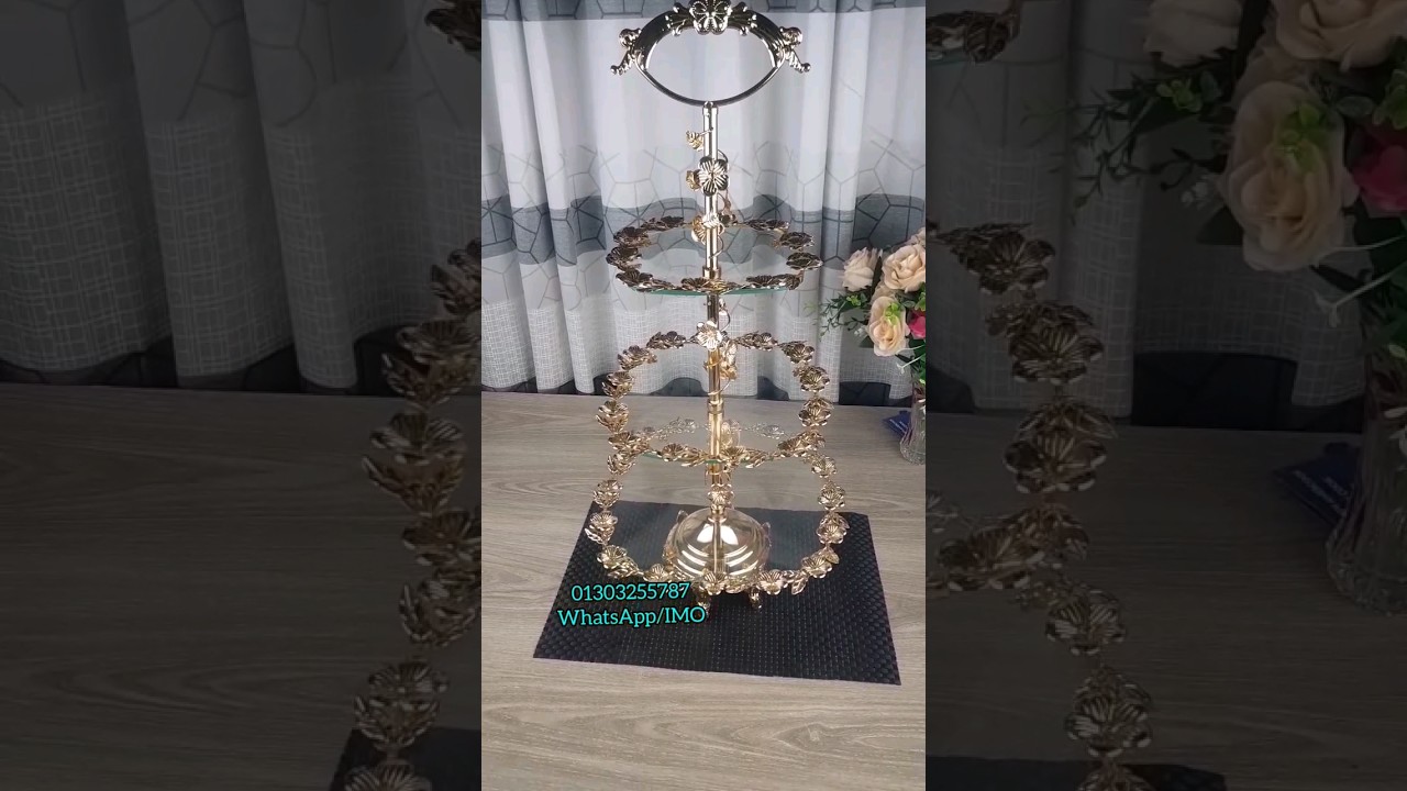 fruit serving dish।। cake serving dish।। 3 layer serving dish।। fruit stand।। Cake stand