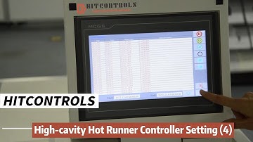 Hitcontrols Touch Screen #hotrunner  Controller System Setting-4  System Setting