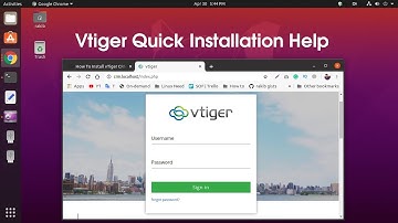 I will do Install vTiger CRM on AWS or Linux Server