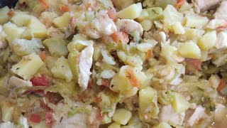 Куриное филе с овощами. Куриное филе с овощами.