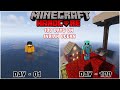 I Survived 100 Days In an Ocean Only World in Minecraft Hardcore ! Ep-1 (Hindi)