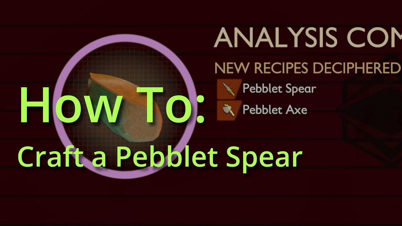 How to get a Pebblet Spear - Grounded 2023
