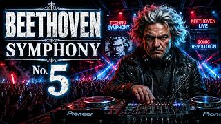 Beethoven Symphony No.5 | The Fifth Dimension | Dark Melodic Techno | Deep Focus & High Energy
