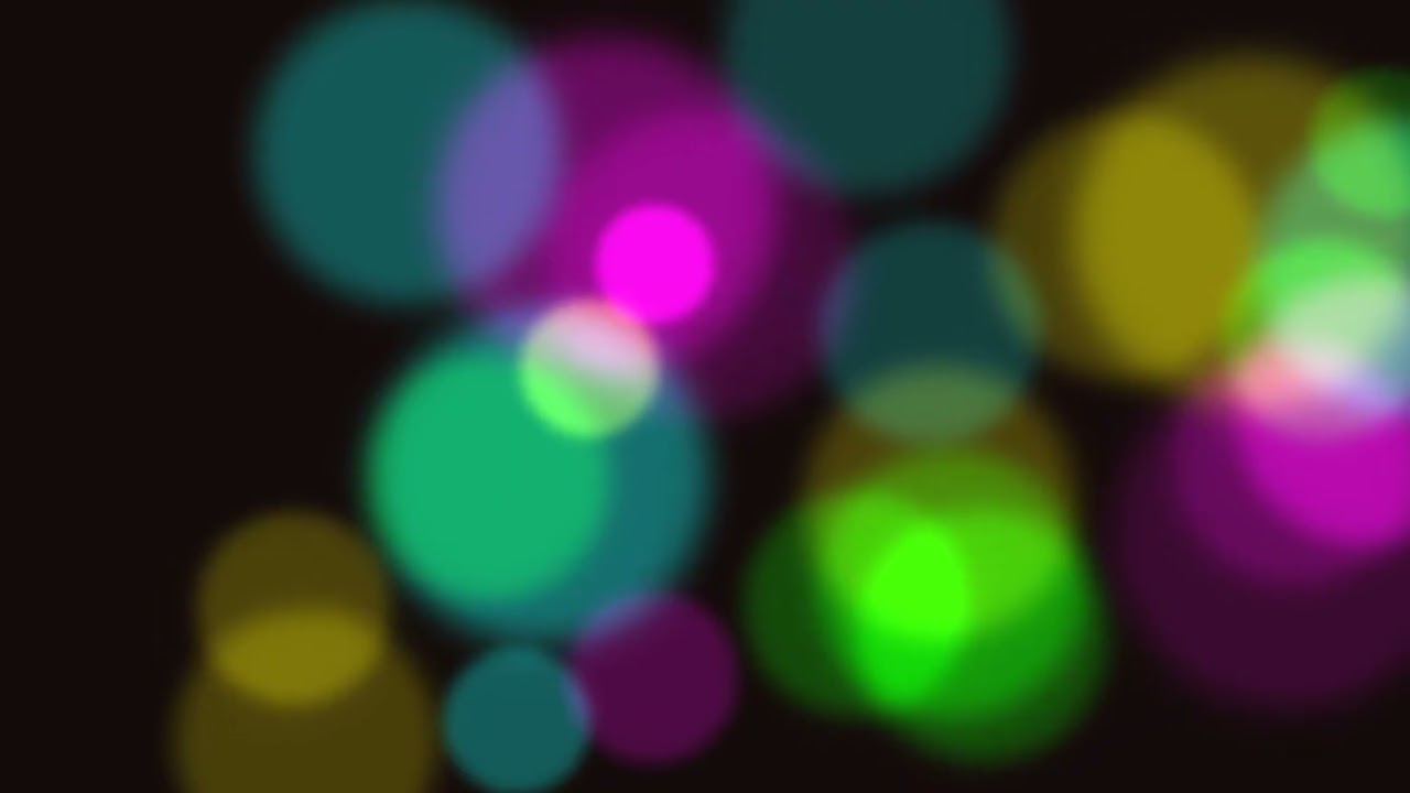 Neon Glow Bokeh | 30 Minutes 4K Relaxation | With Relaxing Music