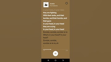 Thumbnail of Zombies lyrics - The Cranberries