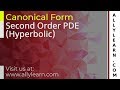 Canonical form | Second order PDE | Hyperbolic