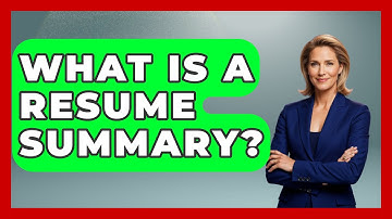 What Is A Resume Summary? - Job Success Network