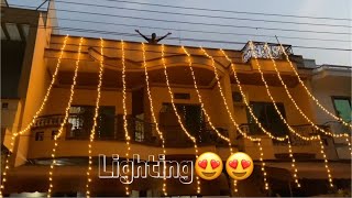 Hum Ne Ghar Mn 12 Rabi-Ul-Awal Ke Lie Light Lga Lifonny Munda Vlogs