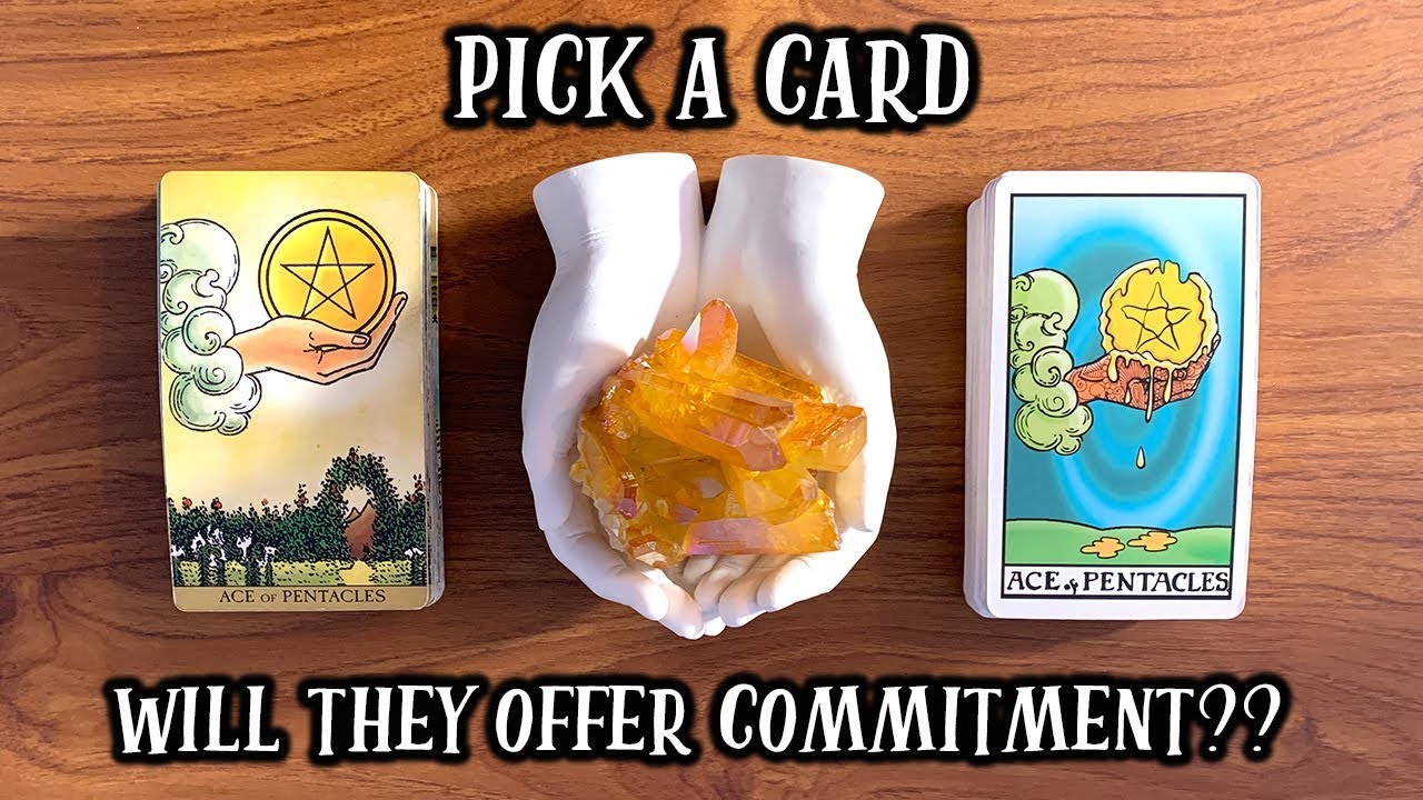 PICK A CARD *WILL HE/SHE COMMIT TO YOU?* 💍😱🔮 Psychic Tarot Card Love Reading
