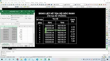 Cách chuyển (Covert) bảng thống kê tọa độ từ Autocad sang Excel dễ dàng và nhanh chóng