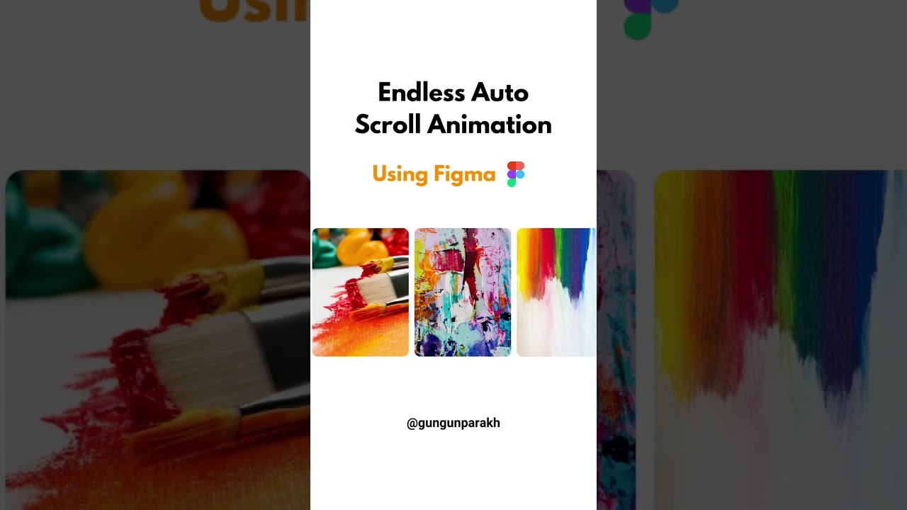 Endless Auto-Scroll Animation Using Figma