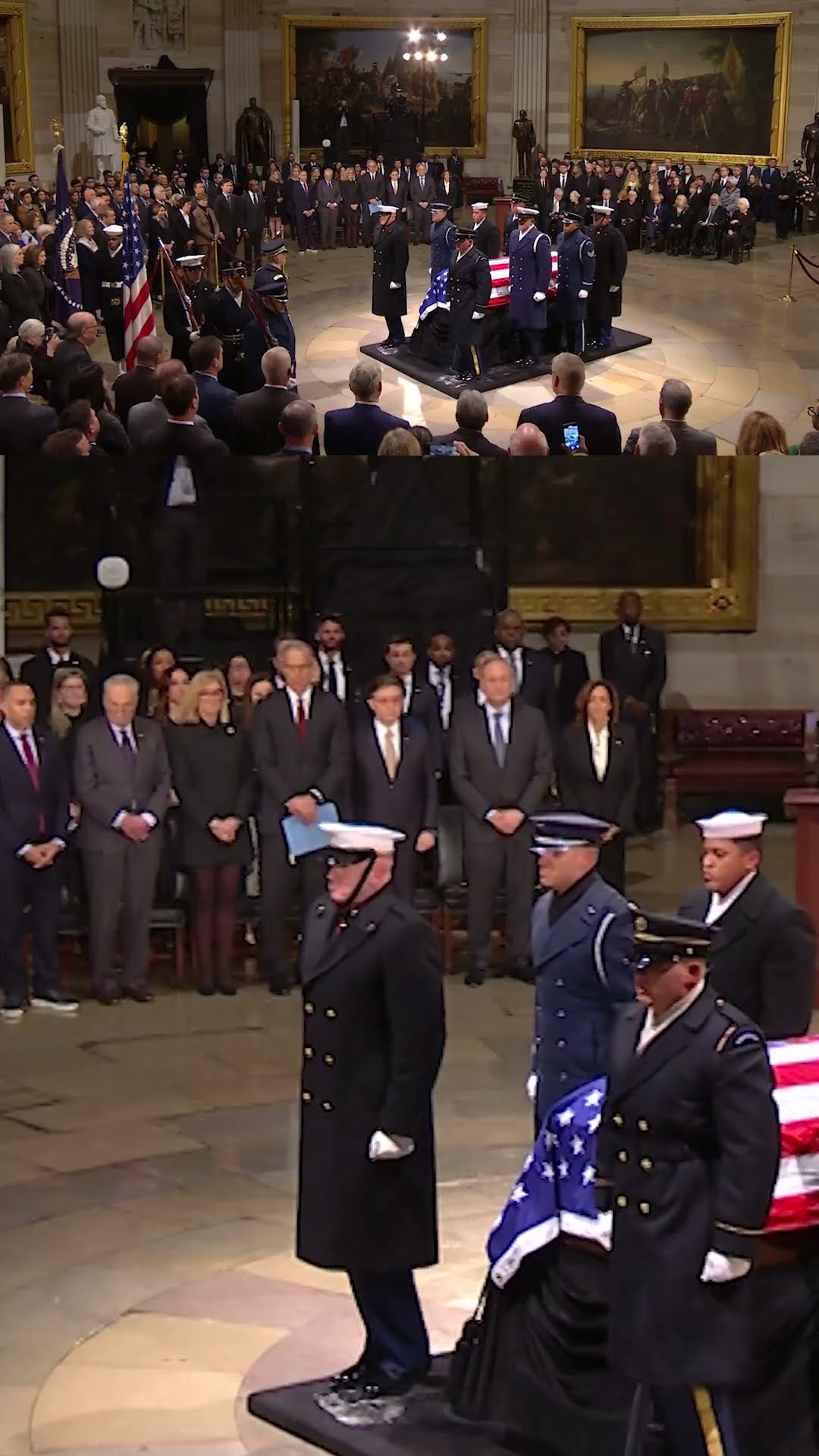 Carter’s casket brought to US Capitol