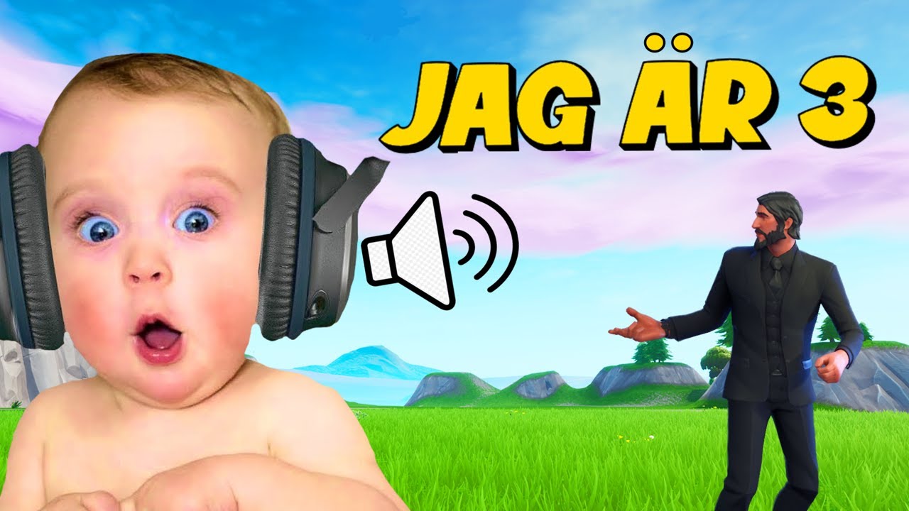 Trollar min vän MED BEBIS RÖST I FORTNITE