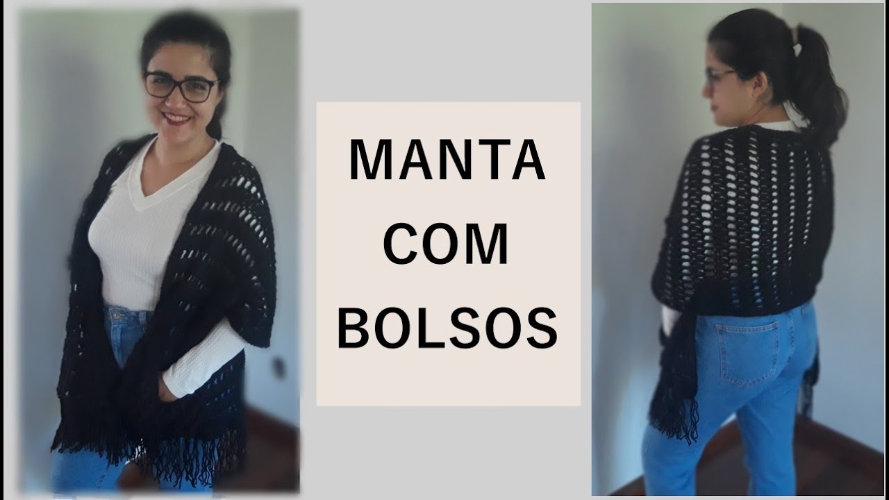 MANTA COM BOLSOS - CACHECOL COM BOLSOS