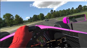 iRacing From Last To Second In 2 Laps | USF 2000 Cooper Tires Championship | Summit Point Raceway