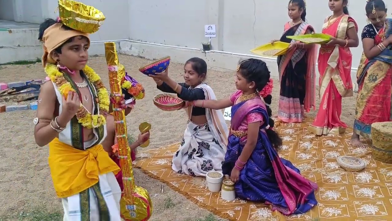 Vaagdevi High School Proddatur Sankranthi Celebrations 2026/ Haridasulu