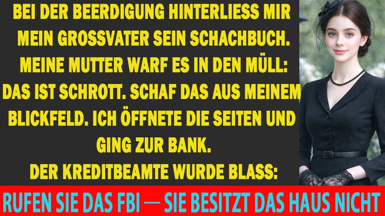 SCHMEISS DIESEN MÜLL WEG — MOM WARF OPAS ERBE IN DEN MÜLL — ICH ÖFFNETE ES UND…