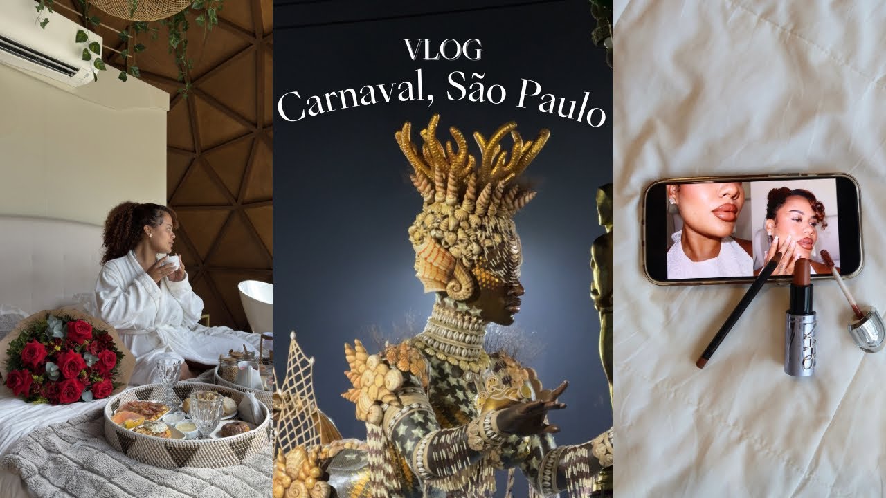 Vlog de Carnaval em São paulo: evento & muito descanso em uma cabana de luxo ⭐️ 