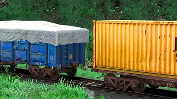 CONTAINAR COUPLING BCNA WAGON | BUMPY RAILROAD | Train Simulator | Railworks 3 | NTG GAMING