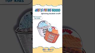 Jesus Feeds the 5000 Bible Craft 🐟🍞 | Easy Christian Activity for Sunday School & Homeschool