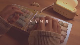 [Cozy ASMR] My Acrylic Keyboard Collection (no midroll ads) ☁