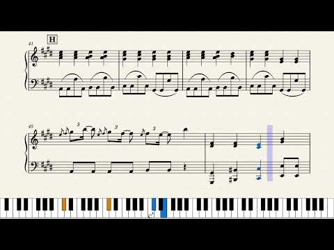 恋だろ – Wacci ピアノ伴奏譜　(accompany score) by 作詞/作曲　橋口洋平