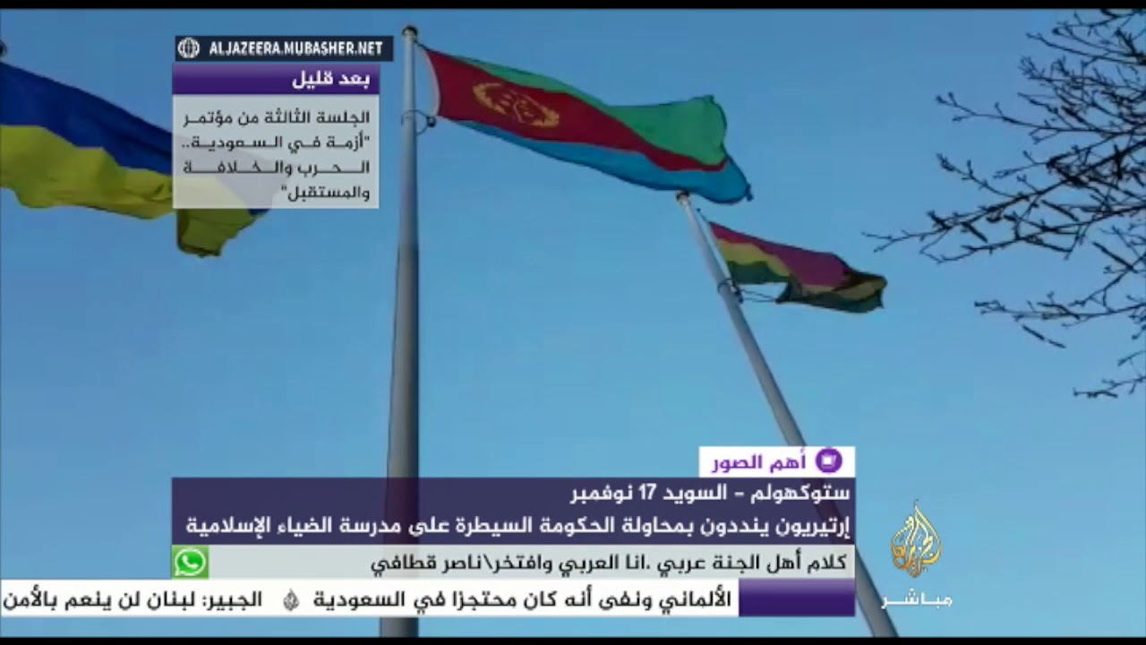 مظاهرة لإرتيريين في السويد يطالبون بالحرية لشعبهم وإطلاق سراح المعتقلين