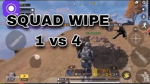 CODM SQUAD WIPE 1 vs 4 COMPETITIVE CLAN | NO RECOIL 4x4 SCOPE #codm #codmobile #callofdutymobile