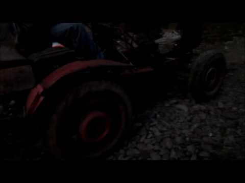 თვითნაკეთი ტრაქტორომობილი მისაბმელით!