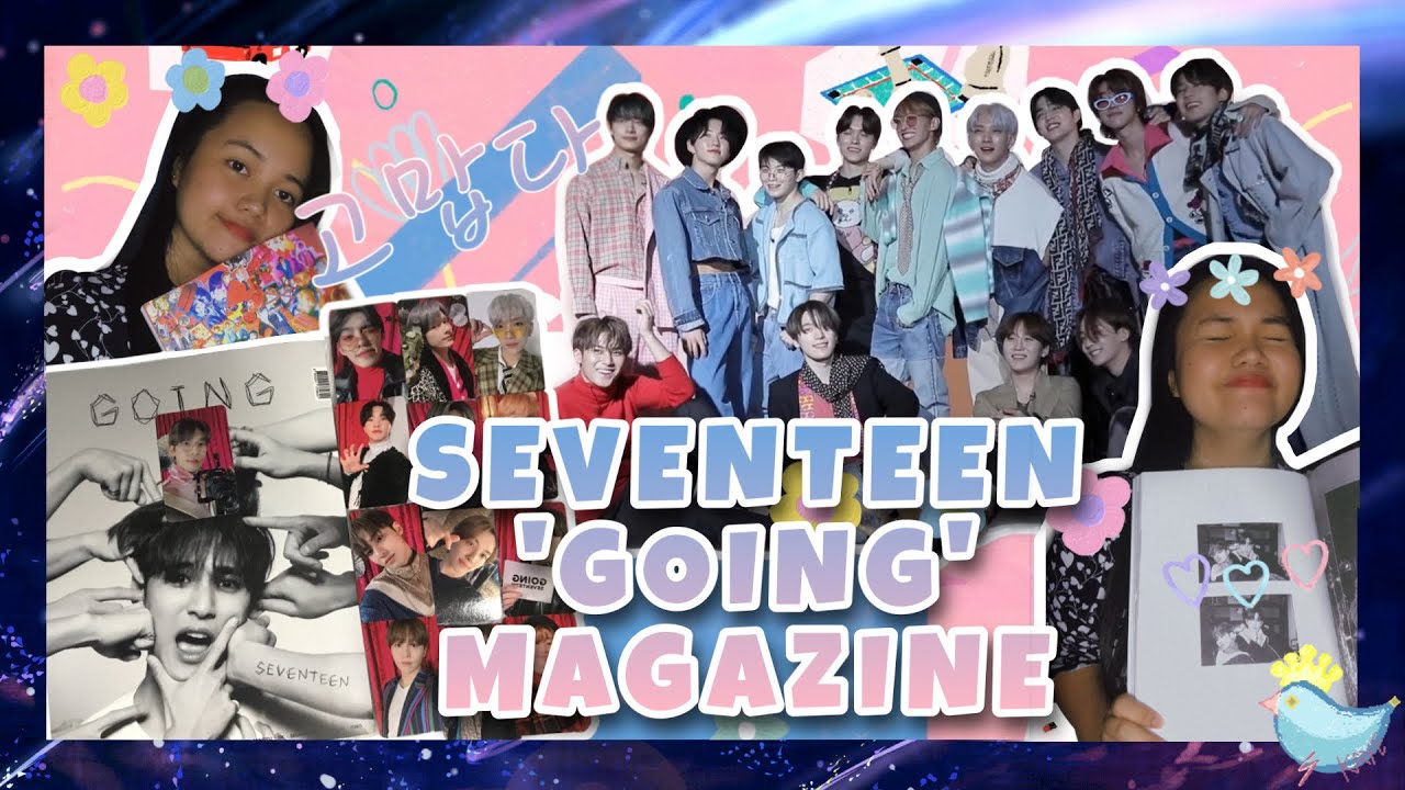 Unboxing Seventeen S Going Magazine Going Seventeen Magazine Youtube