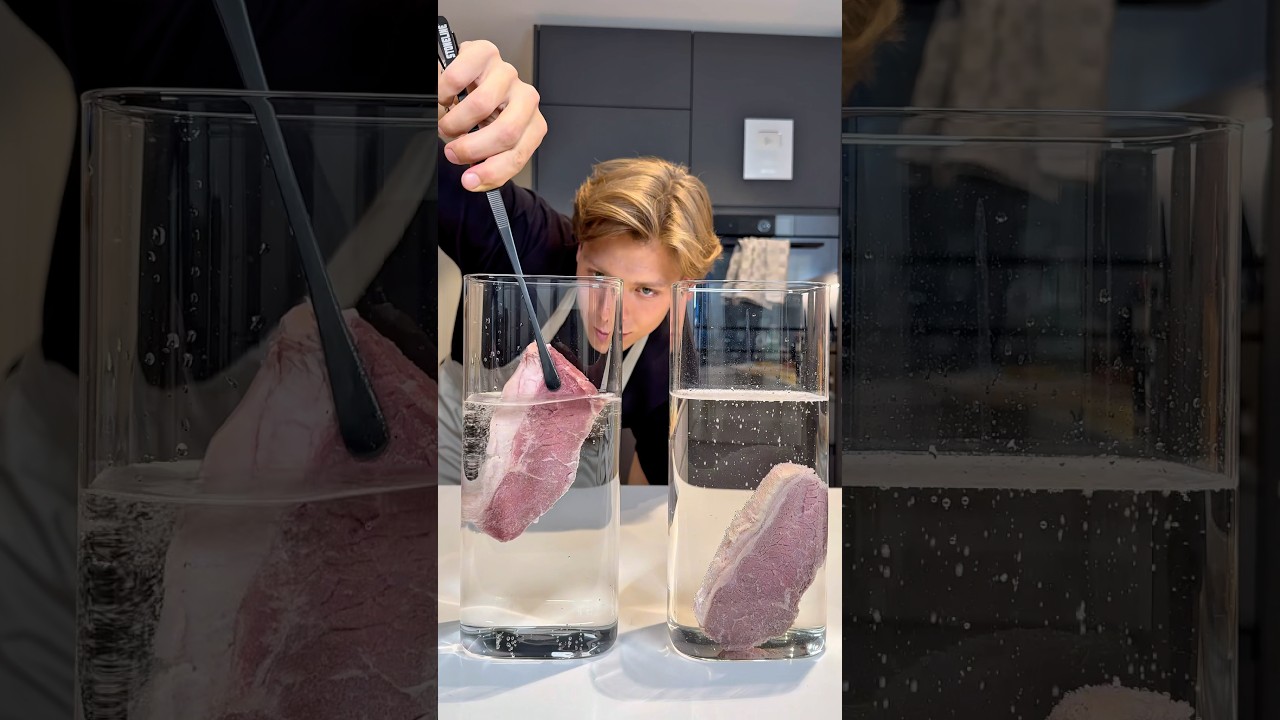 Wird ein Steak in Sprudelwasser wirklich besser?🥩