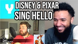 Disney and Pixar Sings Hello | Reaction