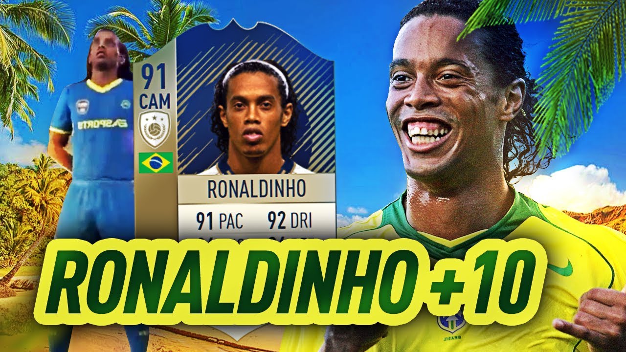 fifa ultimate team 18 RONALDINHO + 10 - O INICIO - MUITOS WHATALISOS DO R10!!!